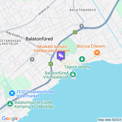 Astoria Hotel és Étterem a térképen