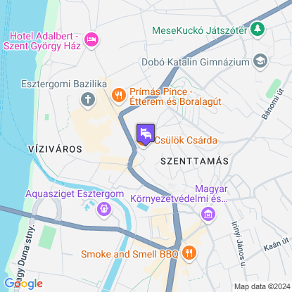 Bazilika alatti Panzió a térképen