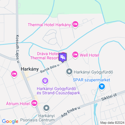 Dráva Hotel Thermal Resort a térképen
