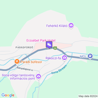 Erzsbet Park Hotel a trkpen