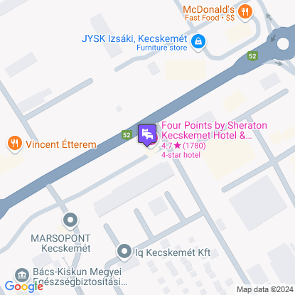 Four Points by Sheraton Kecskemt Hotel & Konferenciakzpont a trkpen
