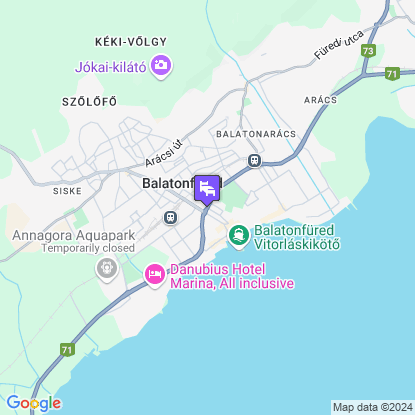 Füred Centrum Panzió a térképen