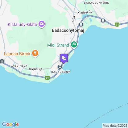 Hotel Halászkert a térképen