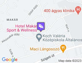 Hotel Makár Sport & Wellness a térképen