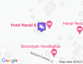 Hotel Narád & Park a térképen