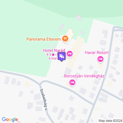 Hotel Narád a térképen