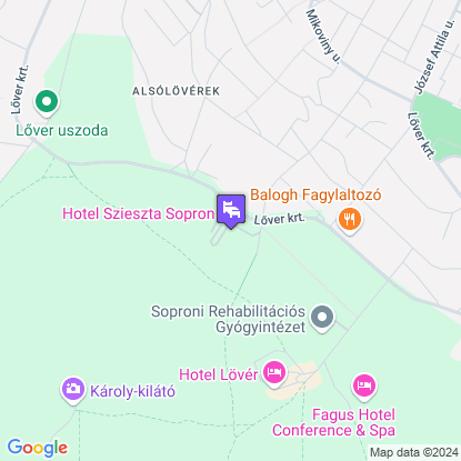 Hotel Szieszta a trkpen