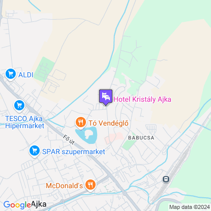 Kristály Hotel Konferencia & Wellness a térképen