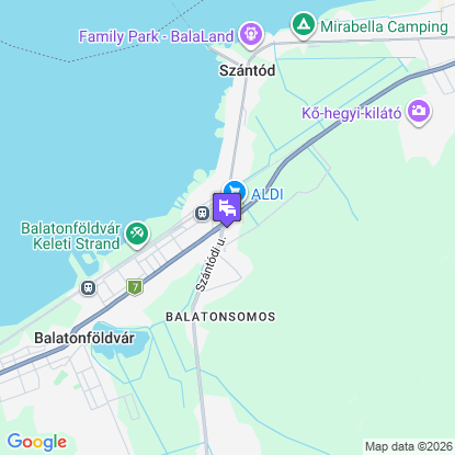 Lagúna Panzió a térképen