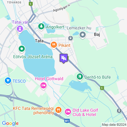 Öreg-tó Hotel a térképen