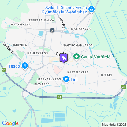 Plza Hotel Gyula a trkpen