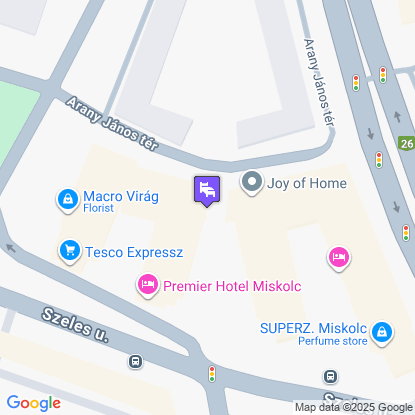 Premier Hotel Miskolc a t�rk�pen