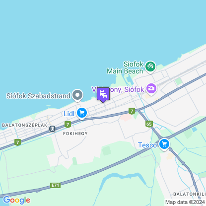 Residence Hotel Balaton a térképen