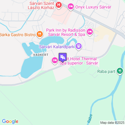 Spirit Hotel Thermal Spa a térképen
