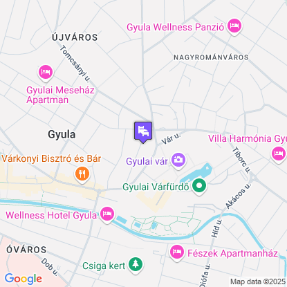 Szamcs Apartman a trkpen